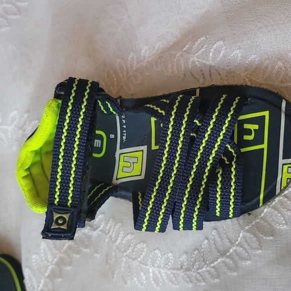 Hut Moc Kids Sandals Size 8 Blue & Green - Picture 5 of 6